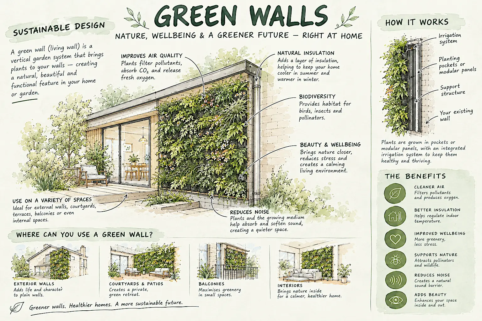 Green Living Walls & Facades